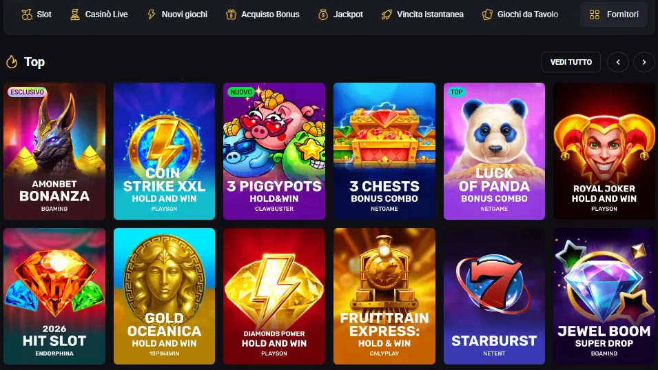 Amonbet casino slots