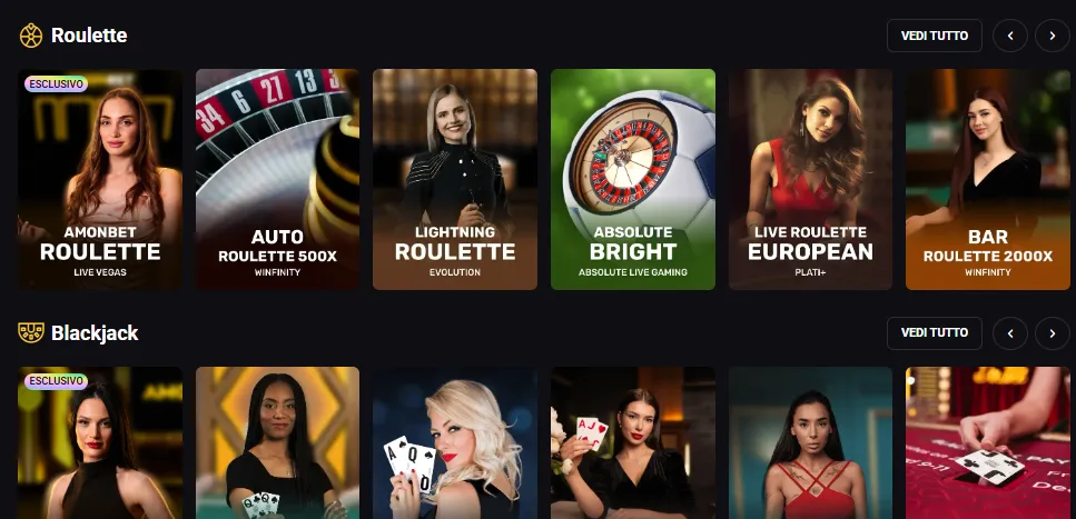 Amonbet casino live